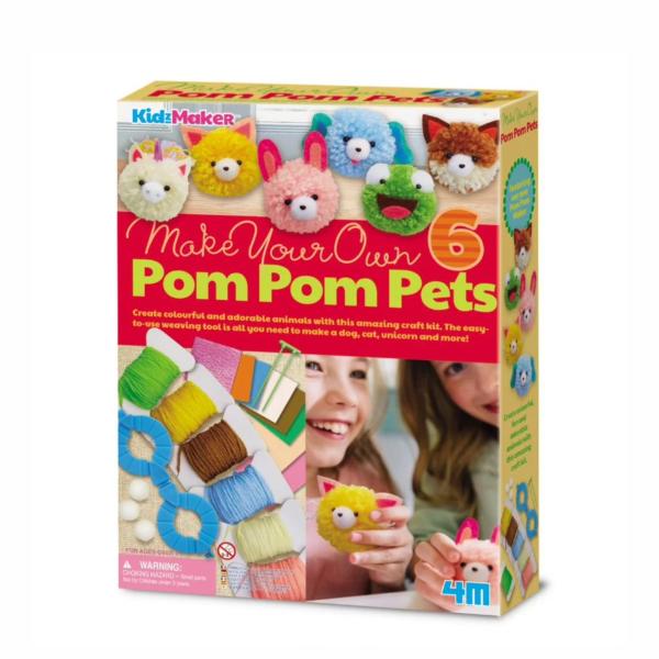 Crea tus Propias Mascotas con Pompones  KidzMaker 5a+