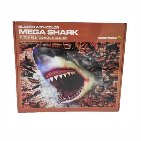 Rompecabezas del Mega Tiburón 2000Pzs 14a+