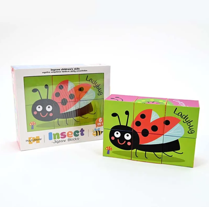 Rompecabezas de Insectos 6Pzs 3a+