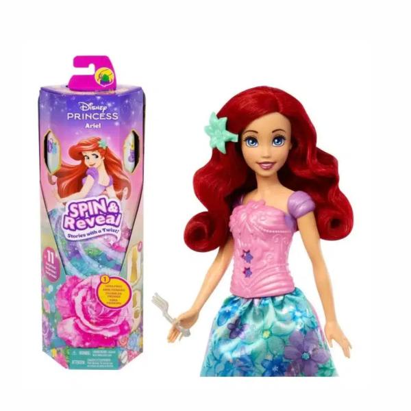 Muñeca Disney Princesa Spin & Reveal Sirenita 3a+