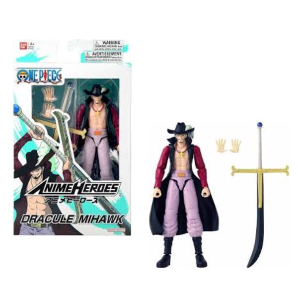 Figura Anime Heroes One Piece Dracule Mihawk 4a+