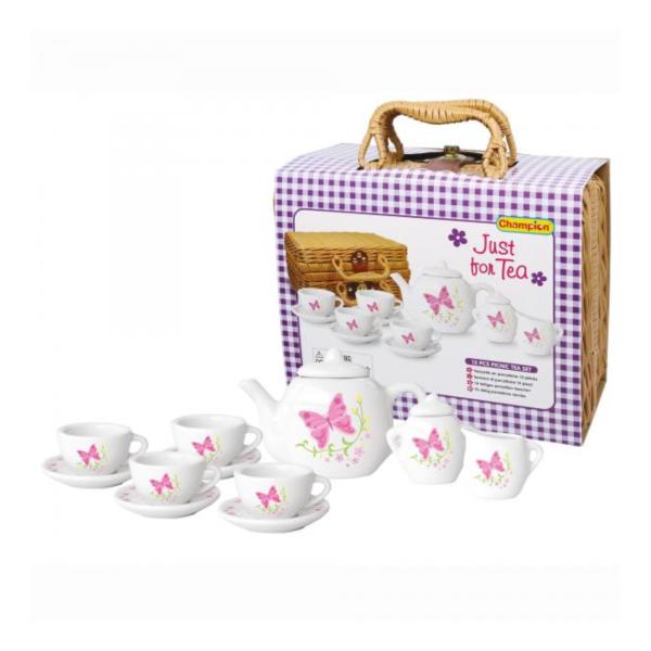 Mini Set Picnic Té  13pz en Canasta 8a+