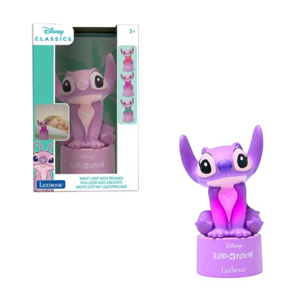 Parlante con Luz Disney Stitch Angel 3a+