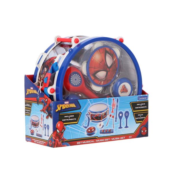 Set de 7 Instrumentos Musicales de Marvel Spide-Man 3a+