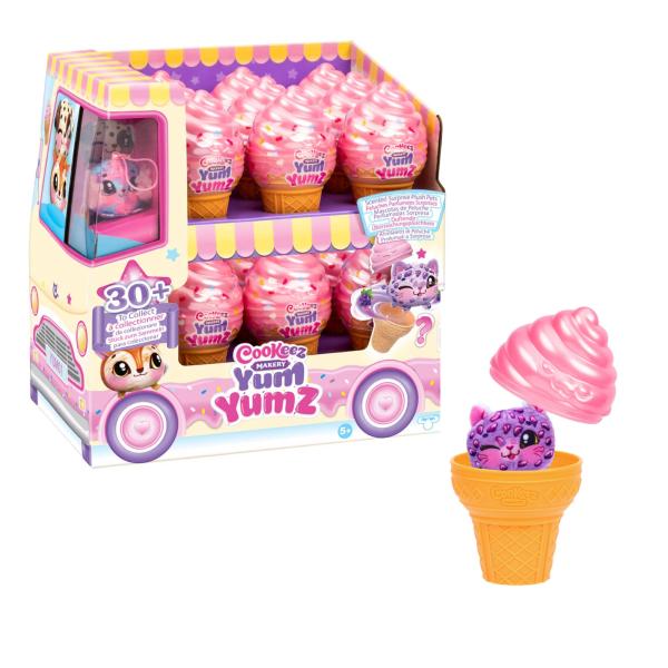 Peleches Mini Cookeez Yum Yumz Sorpresa  Displ/18 Surtido 5a+