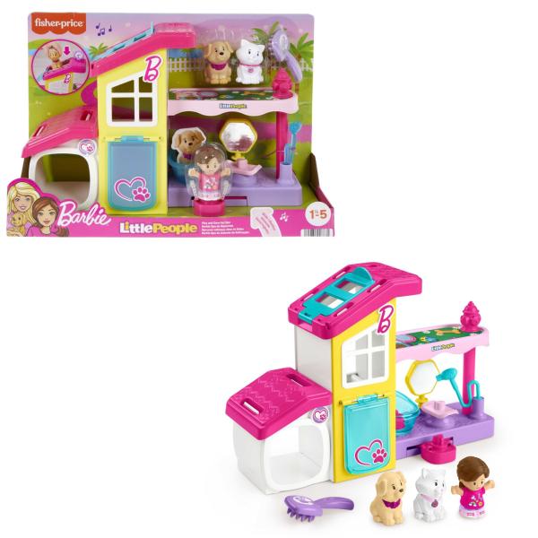 Fisher Price Little People Spa de Mascotas de Barbie 1 1/2 a 5a