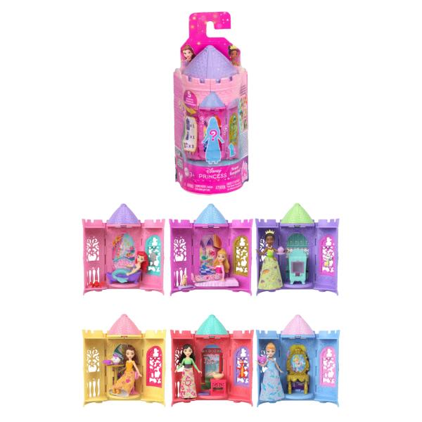 Figuras Diney Princesas Torre Sorpresa Displ/9 Surtido 3a+ (MTJBL39)