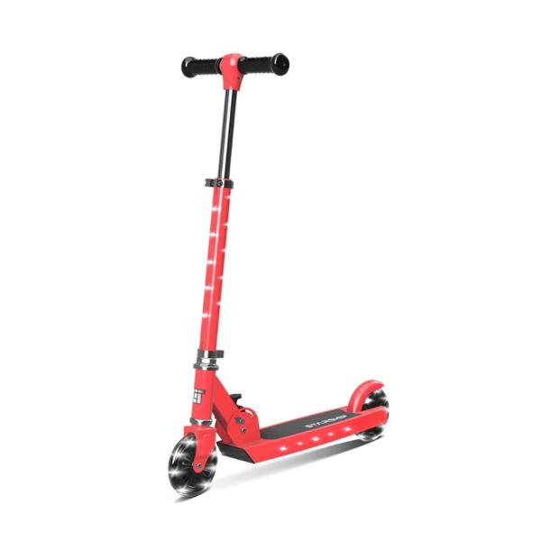 Scooter Roja Starship Ajustable con Luz 5a+ 50kg Max (200682)