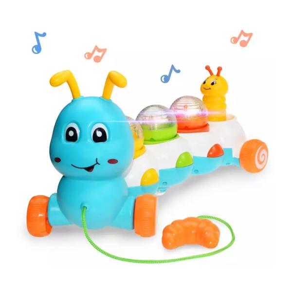 Oruga de Jalar con Luz y Sonido 18m+