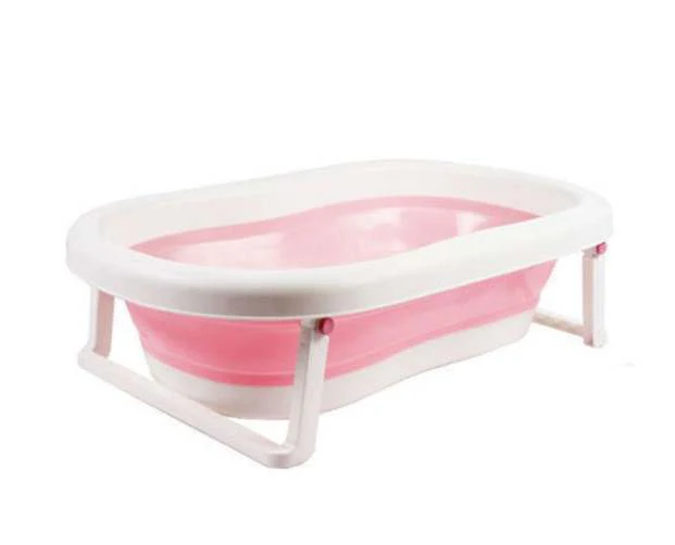 Tina de Baño Portátil Plegable Rosada 0-24m (003850)