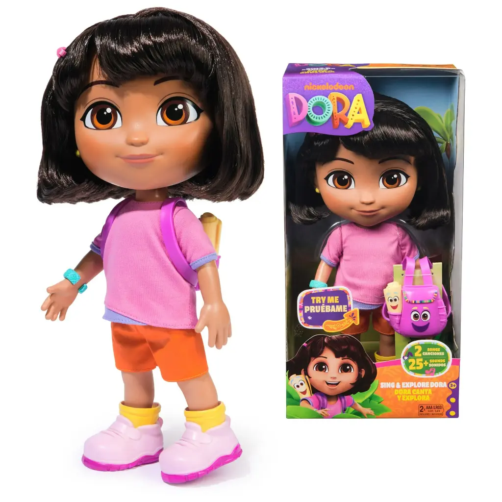 Muñeca Nickelodeon Dora La Exploradora Canta y Explora 3a+