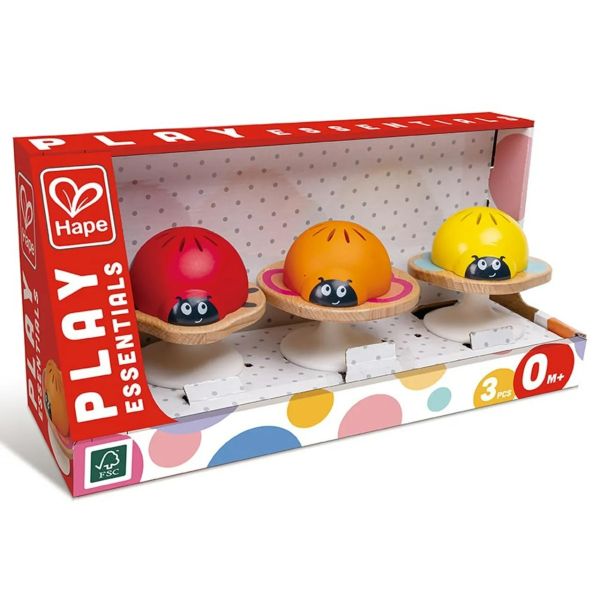Sonajero con Ventosas Set/3 de Mariquitas 0-24m