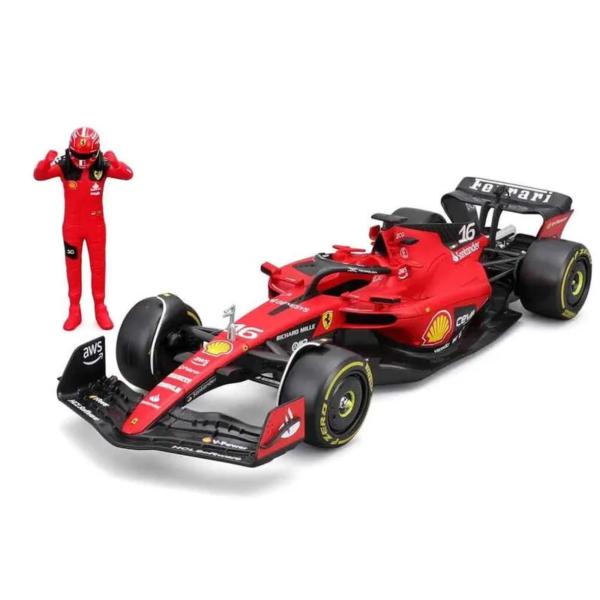 Carro Formula 1 Ferrari SF-23 Sainz #55 Esc 1/24 con Figura 14a+ (018192)