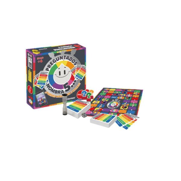 Juego de Mesa Preguntados Nombra 5 Cosas 10 Aniversario 6a+