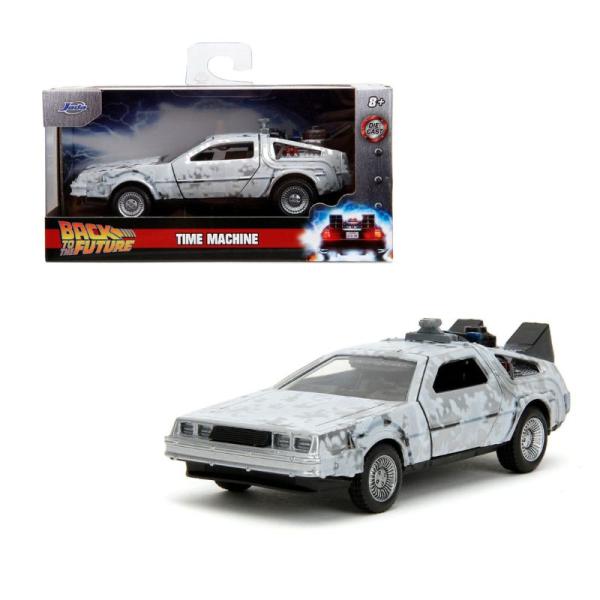 Carro Maquina de Regreso al Futuro1, 1:32 Displ/6 8a+