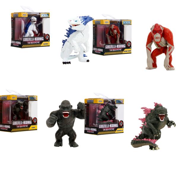 Figuras Metalfigs 2.5" de Godzilla x Kong The New Empire Displ/12 Surt/4 8a+