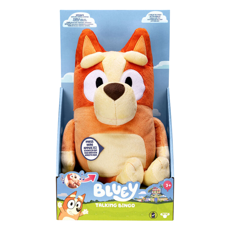 Peluche Bluey con Sonidos Bingo 3a+