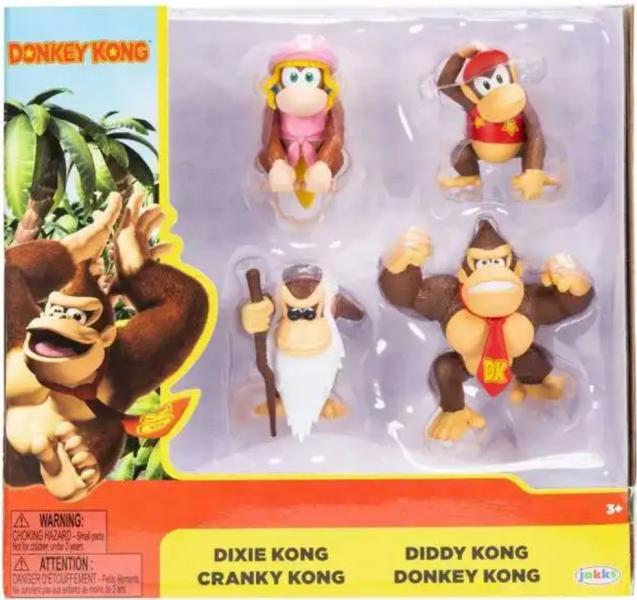 Figuras Nintendo Donkey Kong Set/4 3a+