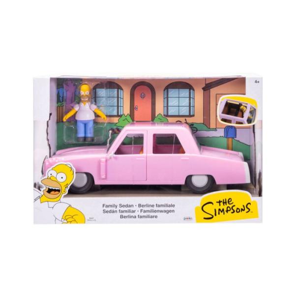Figura con Vehiculo de Los Simpsons 3a+