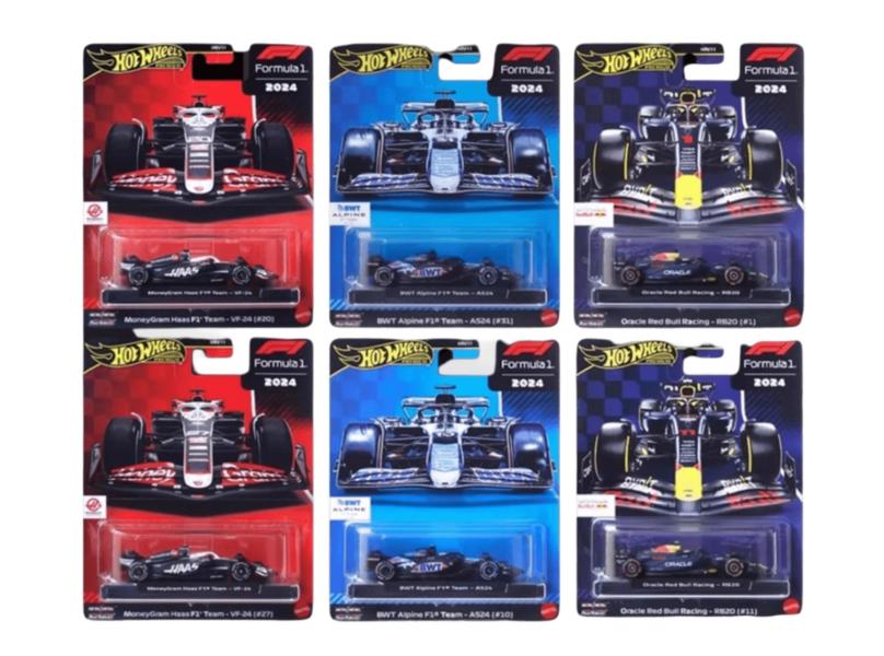 Hot Wheels Auto de Formula 1 2024 Surt/6 14a+