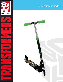 Scooter Aluminio 2 Ruedas C/ Luz Transformers 5a+ (17793)