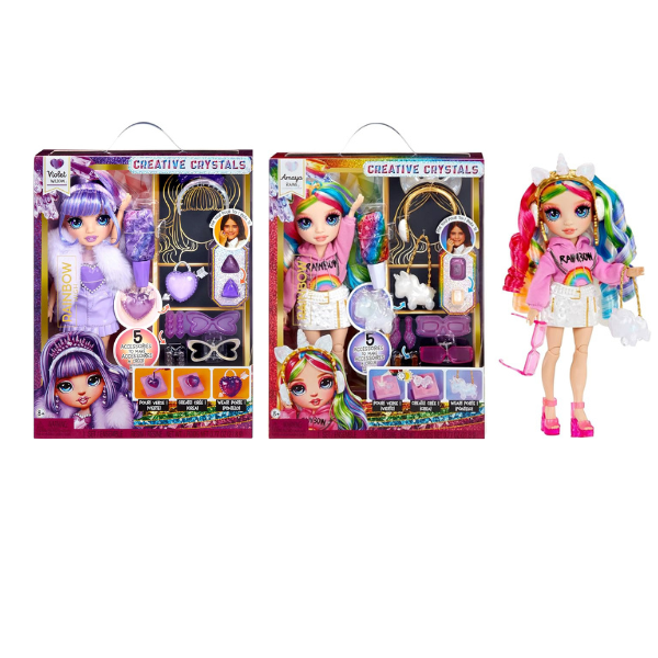 Muñeca L.O.L Creative Crystals Violet y Amaya Surt/2 8a+ (523321-523161