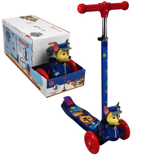 Scooter de 3 Ruedas 3D con Luz de Paw Patrol 3a+