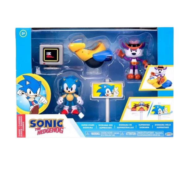 Figuras Clasicas de Sonic the Hedgehog  Sonic vs Fang 3a+