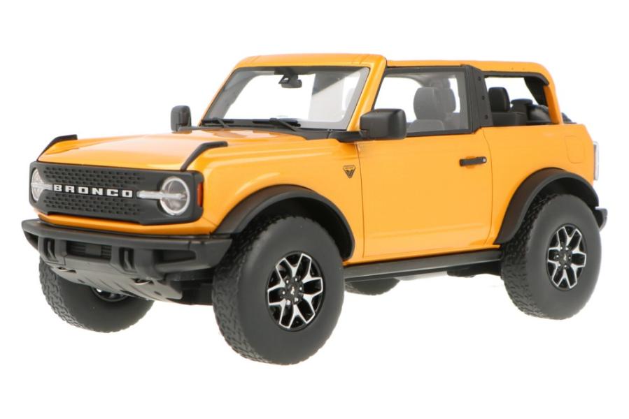 Carro Ford Bronco Badlands SE 2021 Amarillo Esc:.1:24 3a+ (064725)