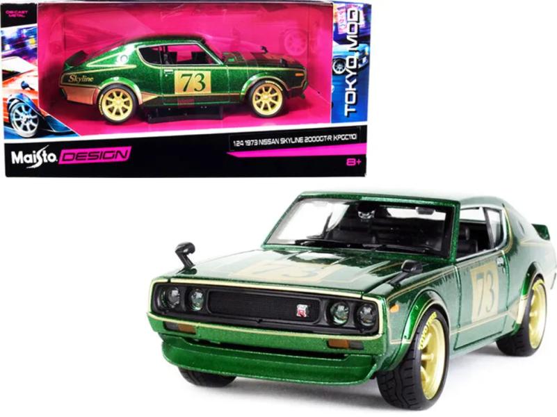 Carro Nissan Skyline 2000 GTR 1973 TMODS Esc:1:24 8a+(325390)