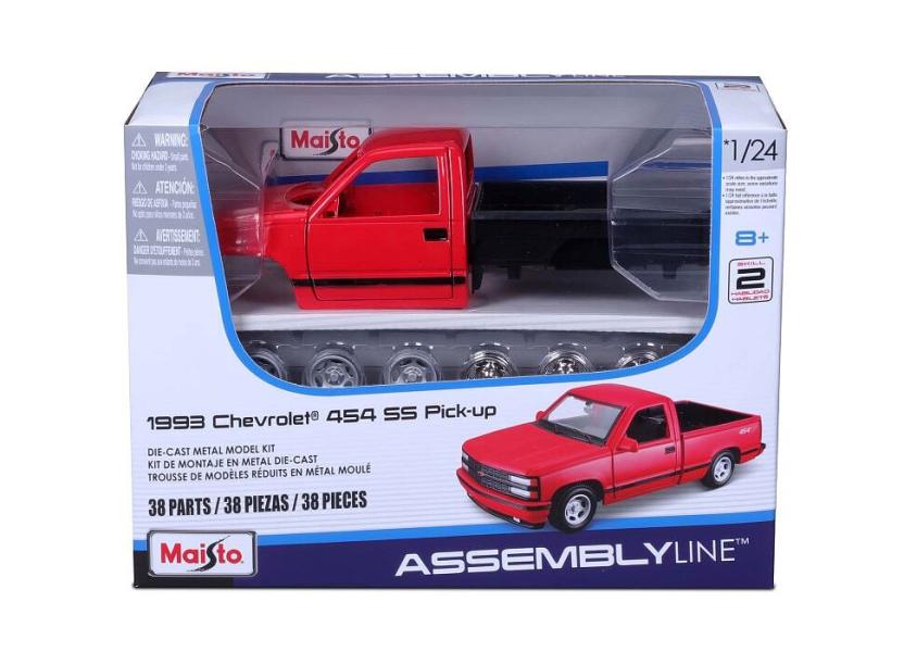 Carro Pick-Up Chevrolet 454 SS 1993 de Armar Esc:1:24  8a+(392392)