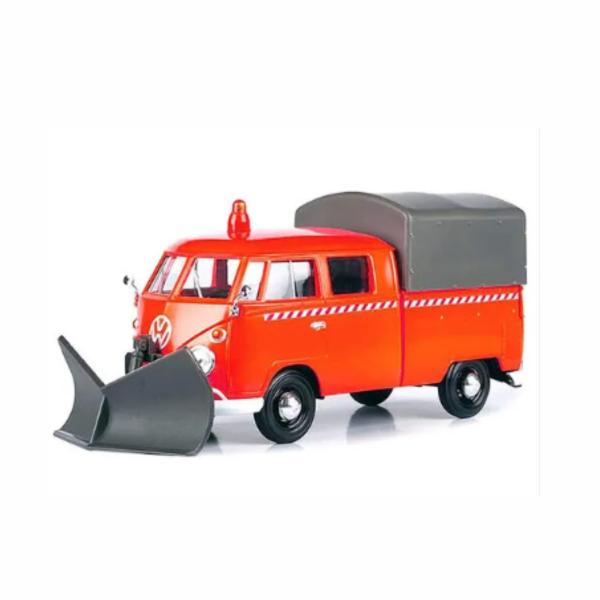 Carro 1:24 Volkswagen Quitanieves Naranja 14a+