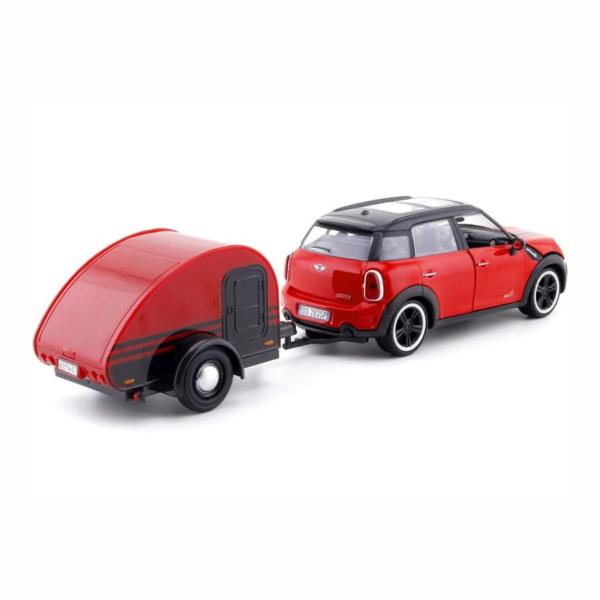 Carro 1:24 Mini Cooper S Countryman Camper Rojo 3a+