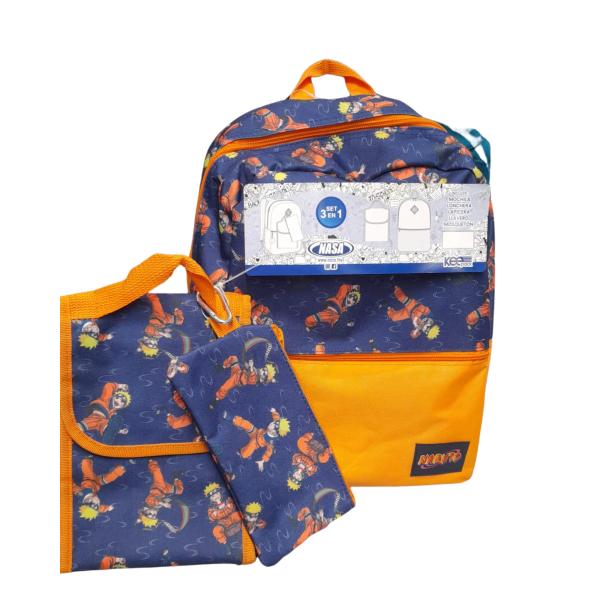 Salveque Set de 3en1 de Naruto (015-BP385B)