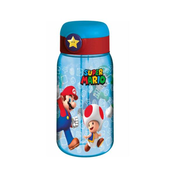 Botella con Pajilla de Super Mario Bros 510ml