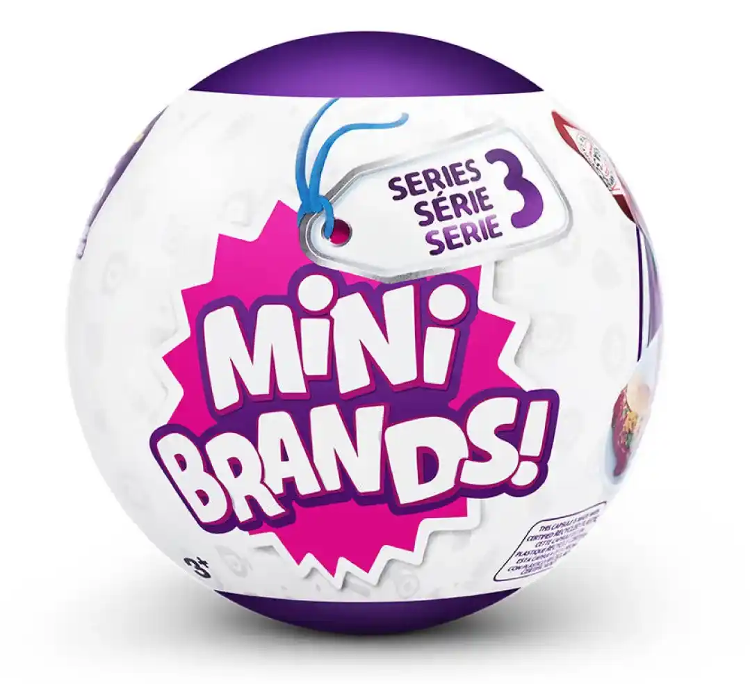 Mini Brands Mini Snacks para Coleccionar Sorpresas 3a+ Serie 3