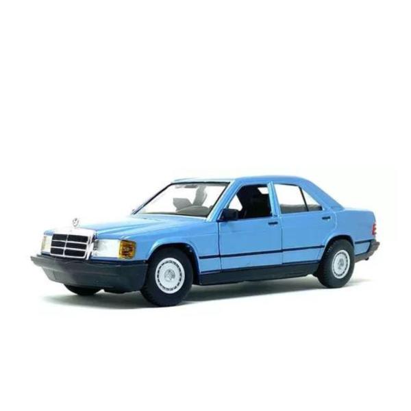 Carro Mercedes-Benz 190E (1987) Blue 1:24 3a+(211036)