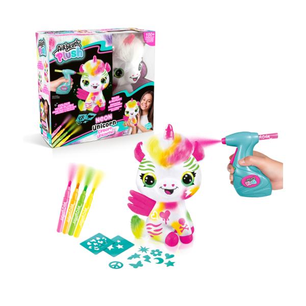 Peluche de Unicornio para Personalizar Neon con 100 Plantillas 6a+