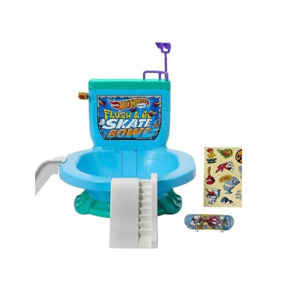Hot Wheels - Flush & Go Skate Bowl Skate