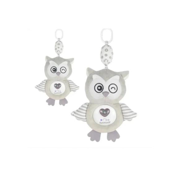 Peluche Interactivo De Búho Con Luz Y Sonidos 0M+ (452762)