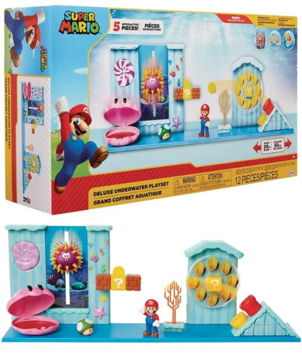 Set de Juego de Mario Submarino Deluxe 12 Pzs 3a+(40025)
