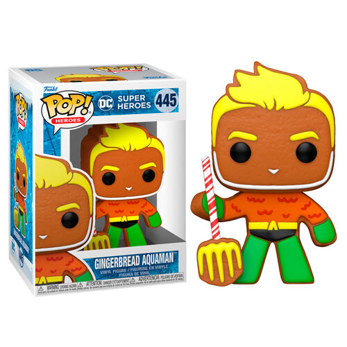 Figura Funko Pop! DC Comics (445) Gingerbread Aquaman 3a+