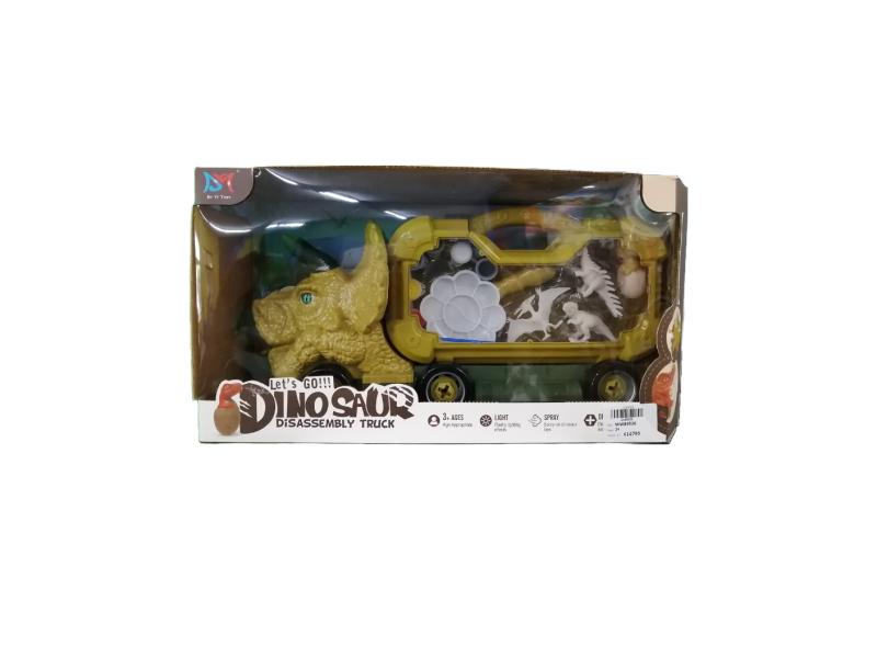 Camión de Triceratops  C/ Set de Dinosaurios  para Píntar 3a+ (448352)