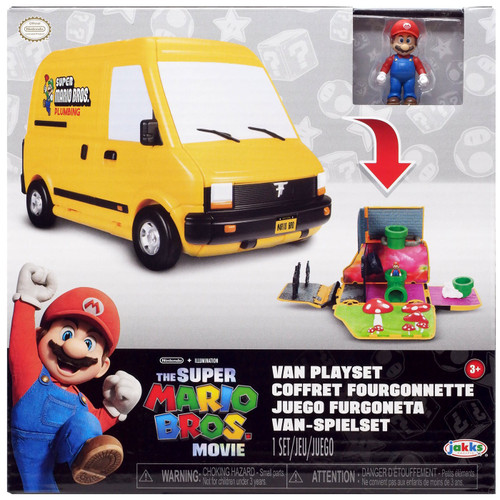 Vehiculo con Mini Figuras Articuladas Super Mario Bros 3a+