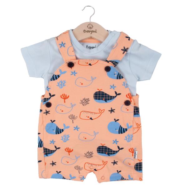 Conjunto de 2 Piezas Overol C/ Camiseta 6m (612013)