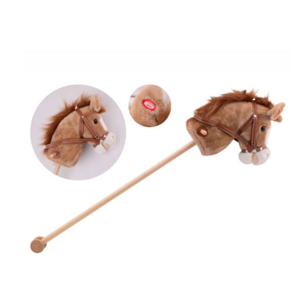 Caballito de Palo Café Claro con Ruedas 3a+ (26510)