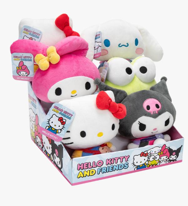 Peluches de Hello Kitty and Friends Displ/6 Surt/5 6a+