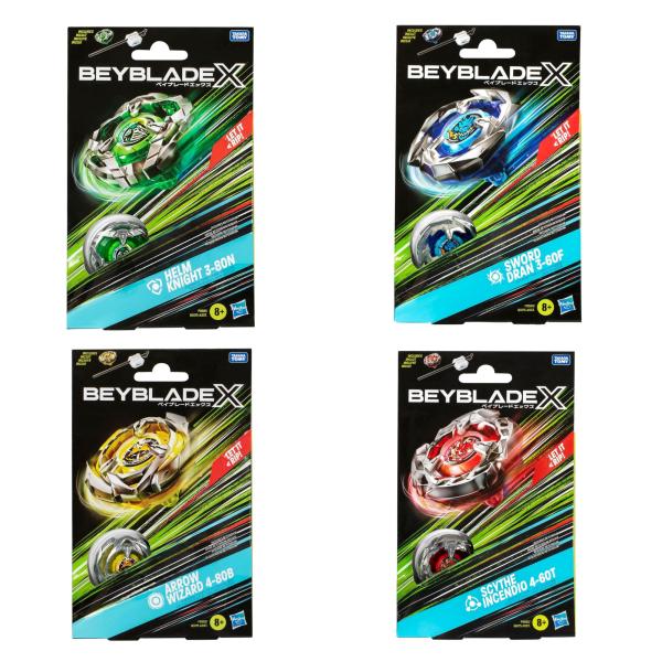 Lanzador con Trompo Beyblade X Surt/4 8a+