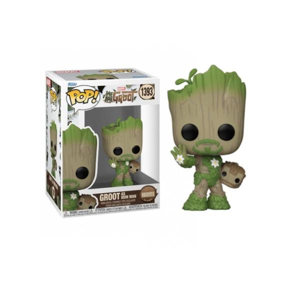 Figura Funko Pop! Marvel We Are Groot (1394) Groot as Iron Man 3a+