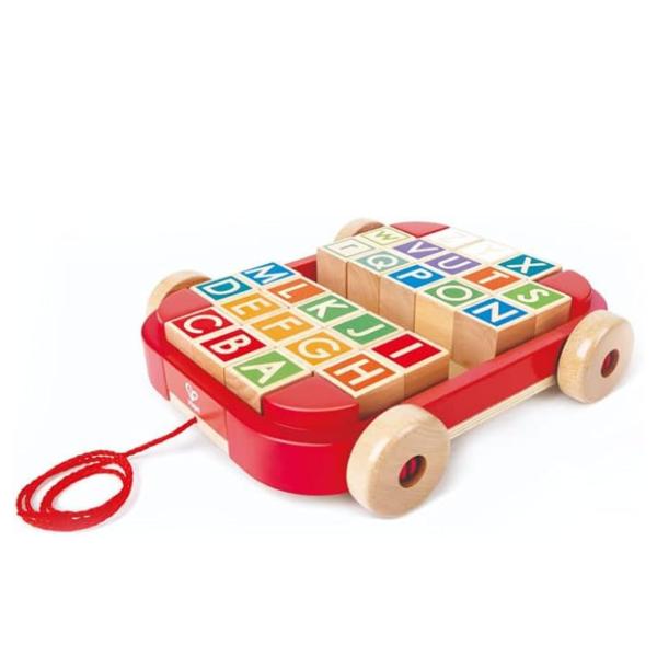 Vagon con Bloques de Madera con el Alfabeto 24m+